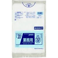 ジャパックス 業務用ポリ袋 20L 10枚 透明 60冊入り