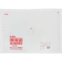 ジャパックス LD規格袋 No.16 100枚 透明 厚み0.02mm KN16 1冊(100枚)