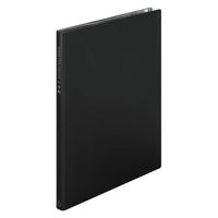 キングジム クリアーファイル チャックタイプ A4/6ポケット クロ 8732H-BK 1冊