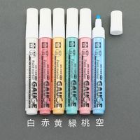 エスコ [赤/中字] 油性マーカー(残量ゲージ付) EA765MV-32 1セット(30個)（直送品）