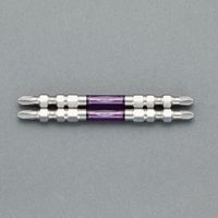 エスコ #2x110mm 衝撃吸収スリムビット(5本組) EA813AE-43 1セット(20本:5本×4パック)（直送品）