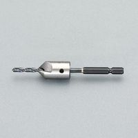 エスコ 9.0x3.0mm 鉄工用皿錐(六角軸) EA824DY-3 1セット(2本)（直送品）