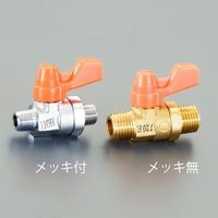 エスコ R 1/4” ミニボールバルブ(メッキ無) EA425AG-172 1セット(10個)（直送品）