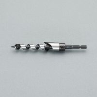 エスコ 24x12mm 木工用二段錐(六角軸) EA824WL-24B 1セット(2本)（直送品）