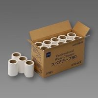 エスコ 80mm 交換用ロール(ウエア用/20巻) EA922B-203 1セット(40巻:20巻×2箱)（直送品）