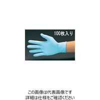 エスコ [XL/240mm] 手袋(ニトリルゴム・パウダー付/100枚) EA354BD-53 1セット(200枚:100枚×2箱)（直送品）