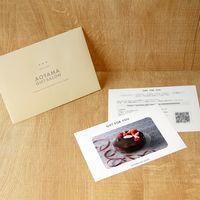 【手土産やお祝いの贈り物に】 「銀座千疋屋」 ベリーのチョコレートケーキ ギフトカード　スタンダード封筒（直送品）