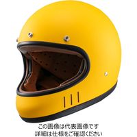 マルシン バイクヘルメット ネオレトロ フルフェイス DRILL （ドリル） マスタードイエロー