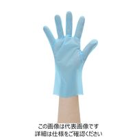 ポリエチレン使い捨て手袋 粉なし No.845 ポリオレフィンつかいきり手袋 100枚入 Lサイズ ブルー 1袋 NO845-L（直送品）