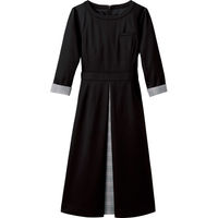 ハネクトーン早川ワンピース ブラック 15号7738-8 １着（直送品）