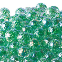 松野工業 日本製 ビー玉 ガラス玉 30mm 水玉マーブル グリーン水玉 E9033 1袋（40粒入）（直送品）