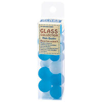松野工業 日本製 ビー玉 ガラス玉 ミックスサイズ フロストグラスマーブルブルー FS1090 １セット（約1320ｇ：約110ｇ×12）（直送品）