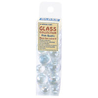 松野工業 日本製 ビー玉 ガラス玉 ミックスサイズ オーロラカラーマーブルクリアー JS1032 １セット（約1320ｇ：約110ｇ×12）（直送品）