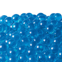 松野工業 日本製 ビー玉 ガラス玉 12.5mm カラーマーブルブルー K1236 1袋（600粒入）（直送品）