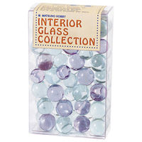 松野工業 日本製 ビー玉 ガラス玉 ミックスサイズ ニューカラーマーブルバイオレット L1135 １セット（約3120ｇ：約260ｇ×12）（直送品）