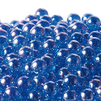 松野工業 日本製 ビー玉 ガラス玉 12.5mm オーロラカラーマーブルコバルト O1283 1袋（600粒入）（直送品）