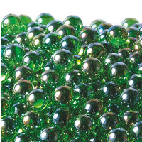 松野工業 日本製 ビー玉 ガラス玉 12.5mm オーロラカラーマーブルグリーン O1285 1袋（600粒入）（直送品）