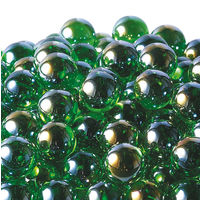 松野工業 日本製 ビー玉 ガラス玉 17mm オーロラカラーマーブルグリーン O1290 1袋（260粒入）（直送品）