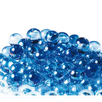 松野工業 日本製 ビー玉 ガラス玉 17mm オーロラライトコバルトマーブルライトコバルト O9045 1袋（260粒入）（直送品）