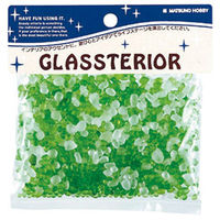 松野工業 日本製 ビー玉 ガラス玉 フロストグラスボール グリーン PG1405 １セット（約1200ｇ：約100ｇ×12）（直送品）