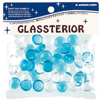 松野工業 日本製 ビー玉 ガラス玉 クリスタルグラスタブレットブルー PN1427 12袋（直送品）