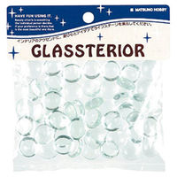 松野工業 日本製 ビー玉 ガラス玉 クリスタルグラスタブレットクリアー PN1305 12袋（直送品）