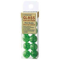松野工業 日本製 ビー玉 ガラス玉 15mm フラッシュマーブルグリーン TS1476 １セット（120粒：10×12）（直送品）