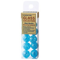 松野工業 日本製 ビー玉 ガラス玉 15mm フラッシュマーブルブルー TS1477 １セット（120粒：10×12）（直送品）