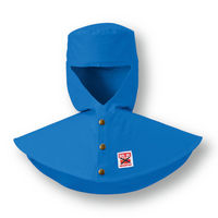 アリオカ 防炎溶接帽(ツバ無)　L　ブルー MD1006 1枚（直送品）
