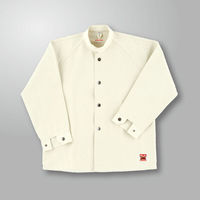 アリオカ 防炎帆布防護服　M　オフホワイト MD10T 1枚（直送品）