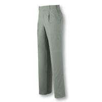 アリオカ 防炎ワンタックスラックス　82cm　アースグリーン MD9150 1枚（直送品）