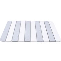 テンダイ 珪藻土折り畳みバスマット　縞 C920026 1個（直送品）