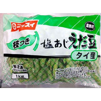 「業務用」 ニッスイ タイ産枝つき塩あじえだ豆 64853 １ケース　1kg×10PC　冷凍（直送品）