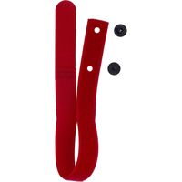 RIP-TIE(リップタイ) エコノラップアタッチメント「スナップオン」 25.4mmX279.4mm 赤 H-11-ESNT-RD 1袋(20本)