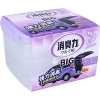 エステー クルマの消臭力 BIG ホワイトムスク 大容量 900g×12セット 4901070124749（直送品）