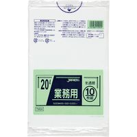 ジャパックス 業務用ポリ袋　20L10枚　半透明　厚み0.025ｍｍ　 TM24 10冊（100枚）