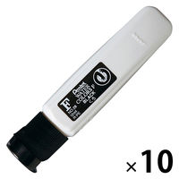 絵の具 エフ水彩 ポリチューブ 黒 10個 WFCT28 ぺんてる