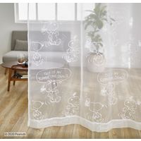 スミノエ PEANUTS レースカーテン サパータイムダンスボイル 100×198cm 4549781237602 1枚（直送品）