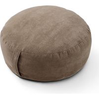 セルタン 丸型ビーズクッション L コーデュロイ 幅525×奥行510×高さ290mm ベージュ A1191a-689BE 1台（直送品）