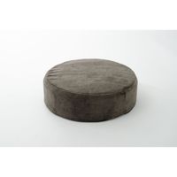 セルタン カバーリング 低反発ラウンドクッション コーデュロイ 幅480×奥行48×高さ160mm チャコールグレー 1台（直送品）