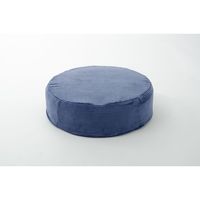 セルタン カバーリング 低反発ラウンドクッション コーデュロイ 幅480×奥行48×高さ160mm バイスブルー 1台（直送品）