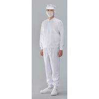 EG222-1 ホワイト 制電ツイル ジャケット