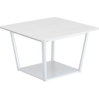 【組立設置込】コクヨ リージョン 会議テーブル 正方形 メラミン 幅1050×奥行1050×高さ620mm Gホワイト×ホワイト 1台（直送品）