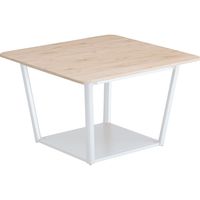 【組立設置込】コクヨ リージョン 会議テーブル 正方形 メラミン 幅1050×奥行1050×高さ620mm Aナチュラル×ホワイト 1台（直送品）