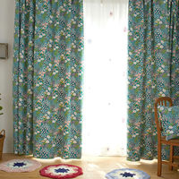 スミノエ デザインライフ セミオーダー カーテン オハナバタケ 2000×2050mm ミックス 1セット(2枚入)（直送品）