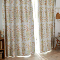 スミノエ デザインライフ セミオーダー カーテン グラッセ 2000×1000mm イエロー 1セット(2枚入)（直送品）