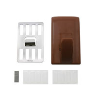 若林製作所 壁美人 P-8ジャストフックセット ブラウン P-8JS-BR 1セット