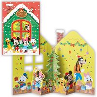 日本ホールマーク クリスマスカード 立体 ディズニー　パルス・クリスマスの家 764210 6枚（直送品）