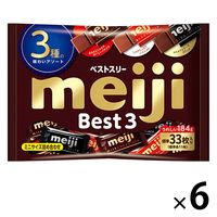 ベストスリー袋 6袋 明治 チョコレート