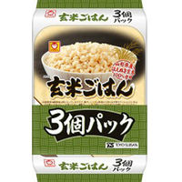 東洋水産　マルちゃん 玄米ごはん 3食パック　1個（3食入）　パックごはん 包装米飯
